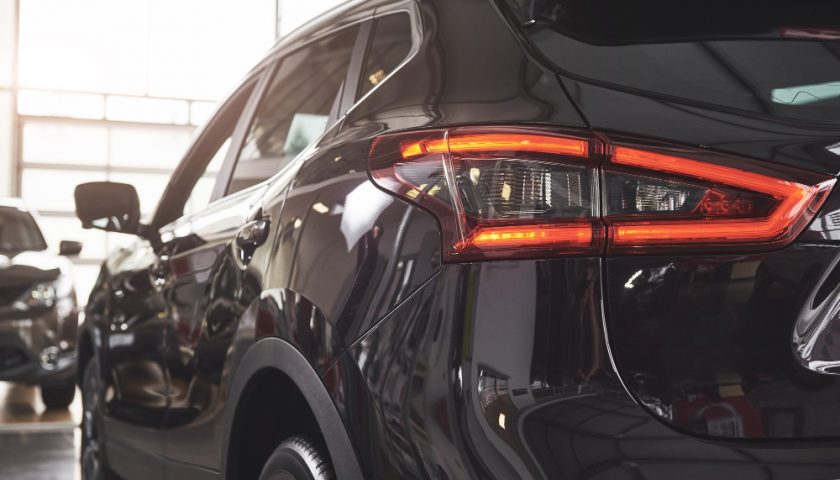 SUV vu de derrière
