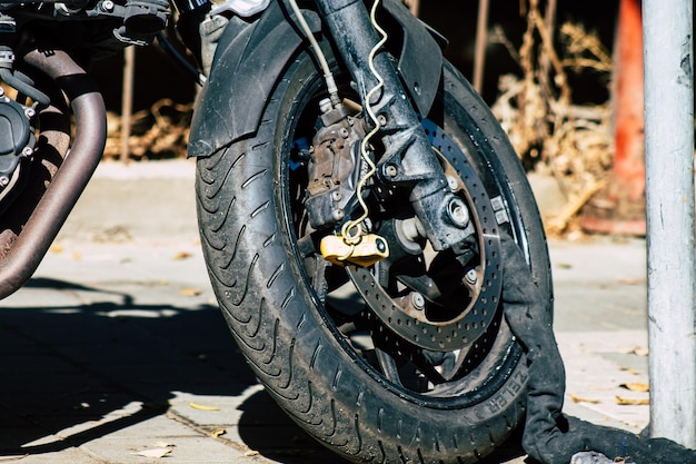 bloque roue moto