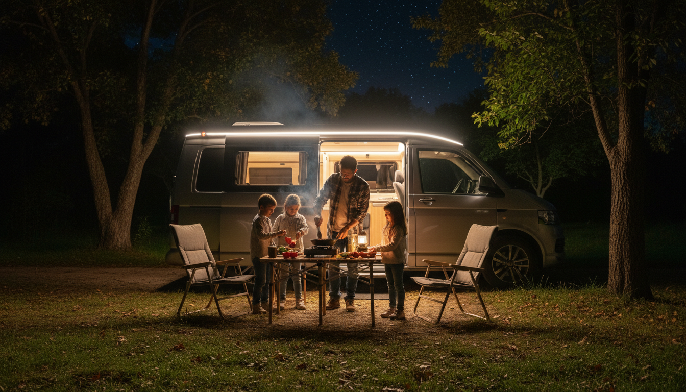 découvrez pourquoi l'éclairage extérieur pour van peut être un atout indispensable pour vos aventures nocturnes ou un luxe superflu selon vos besoins. guide complet et conseils pratiques.