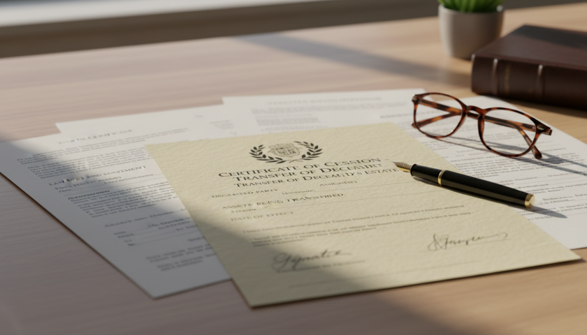 découvrez comment remplir un certificat de cession pour un défunt grâce à notre guide complet et pratique, étape par étape.