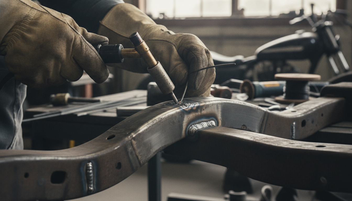 découvrez comment choisir la soudure idéale pour la restauration de votre châssis auto ou moto, et assurez une réparation durable et de qualité.
