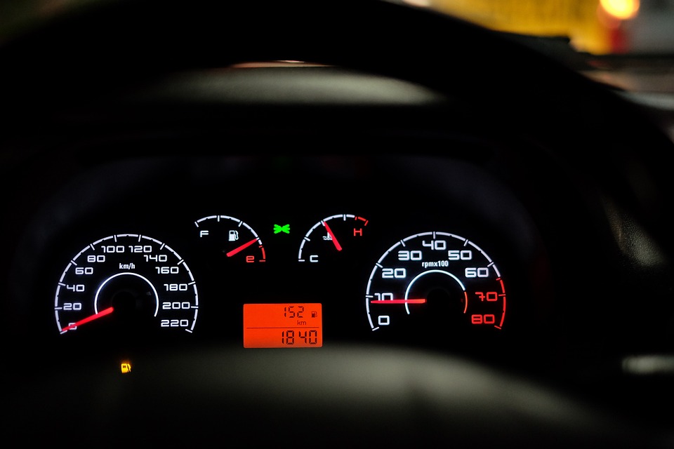 Tableau de bord voiture