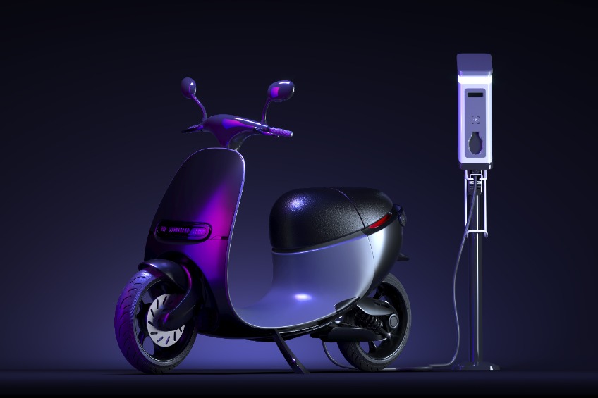 un scooter électrique