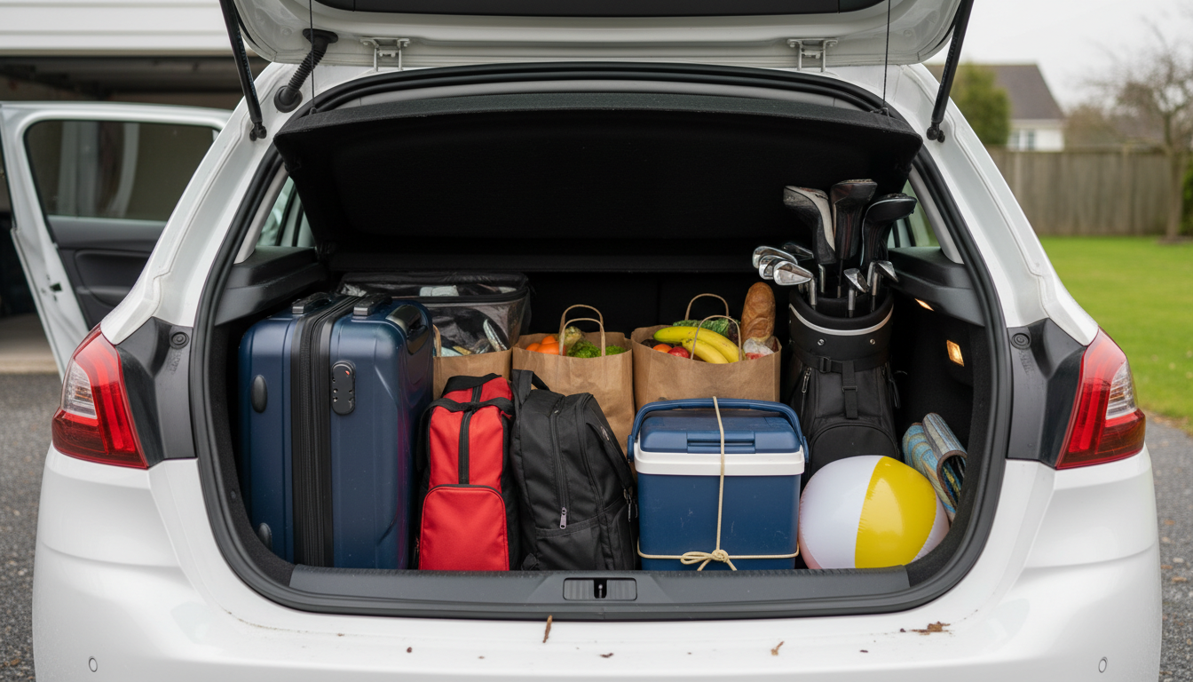 découvrez la capacité réelle du coffre de la peugeot 308 et comparez-la avec d'autres modèles pour choisir le véhicule adapté à vos besoins.